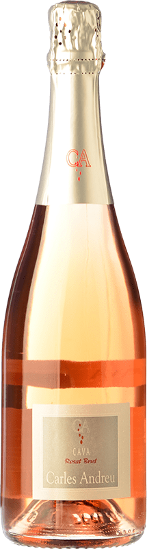 18,95 € Kostenloser Versand | Rosé Sekt Carles Andreu Brut — Herb Jung D.O. Cava Katalonien Spanien Trepat Flasche 75 cl