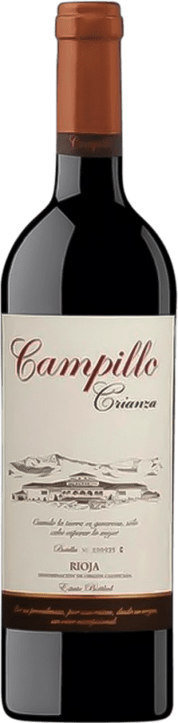 10,95 € Envio grátis | Vinho Tinto Campillo Crianza D.O.Ca. Rioja La Rioja Espanha Tempranillo Garrafa Medium 50 cl