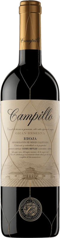 38,95 € Envío gratis | Vino tinto Campillo Gran Reserva D.O.Ca. Rioja La Rioja España Tempranillo Botella 75 cl