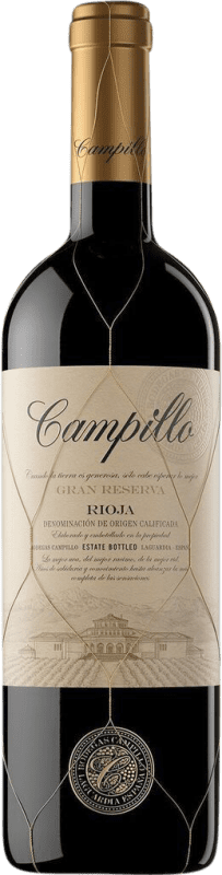 38,95 € Бесплатная доставка | Красное вино Campillo Гранд Резерв D.O.Ca. Rioja Ла-Риоха Испания Tempranillo бутылка 75 cl