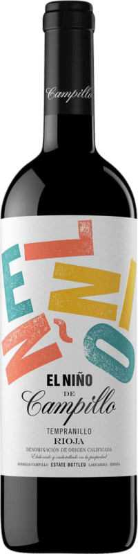 8,95 € Envío gratis | Vino tinto Campillo El Niño D.O.Ca. Rioja La Rioja España Tempranillo, Graciano Botella 75 cl