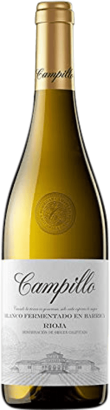 9,95 € Бесплатная доставка | Белое вино Campillo Fermentat Barrica старения D.O.Ca. Rioja Ла-Риоха Испания Macabeo бутылка 75 cl