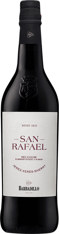 21,95 € Spedizione Gratuita | Vino fortificato Barbadillo San Rafael Oloroso D.O. Jerez-Xérès-Sherry Andalucía y Extremadura Spagna Palomino Fino Bottiglia 75 cl