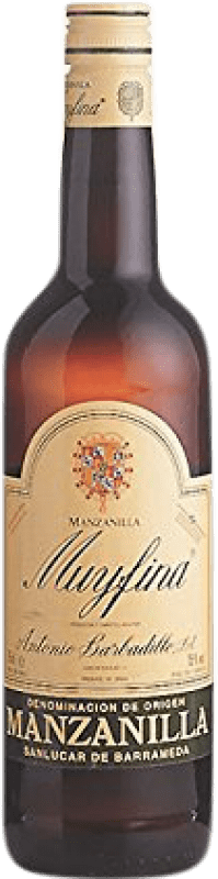 7,95 € Spedizione Gratuita | Vino Liquoroso Barbadillo My Fina D.O. Manzanilla-Sanlúcar de Barrameda Andalucía y Extremadura Spagna Palomino Fino Bottiglia 75 cl