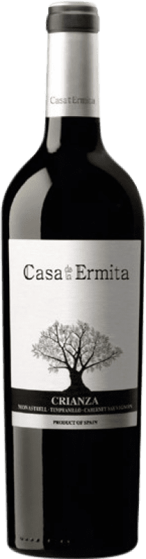 15,95 € Spedizione Gratuita | Vino Rosso Casa de la Ermita Crianza — Invecchiato in Botte D.O. Jumilla Levante Spagna Tempranillo, Cabernet Sauvignon, Monastrell Bottiglia Magnum 1,5 L