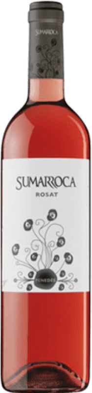 5,95 € Free Shipping | Rosé Wine Sumarroca Young D.O. Penedès Catalonia Spain Tempranillo, Merlot, Syrah — Shiraz Bottle 75 cl