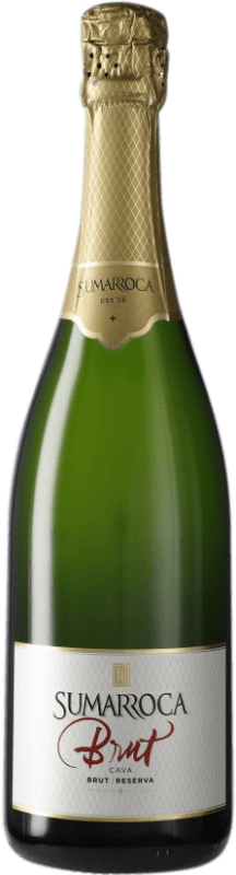 8,95 € Envoi gratuit | Blanc mousseux Sumarroca Brut Réserve D.O. Cava Catalogne Espagne Macabeo, Xarel·lo, Chardonnay, Parellada Bouteille 75 cl
