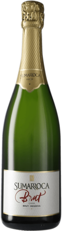 8,95 € Free Shipping | White Sparkling Wine Sumarroca Brut Reserve — Aged D.O. Cava Catalonia Spain Macabeo, Xarel·lo, Chardonnay, Parellada Bottle 75 cl