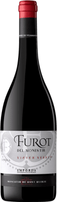 13,95 € Free Shipping | Red wine Oliveda Furot Aged D.O. Empordà Catalonia Spain Mazuelo, Carignan Bottle 75 cl