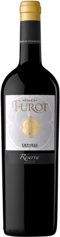 18,95 € Spedizione Gratuita | Vino Rosso Oliveda Furot Riserva D.O. Empordà Catalogna Spagna Merlot, Garnacha — Grenache, Cabernet Sauvignon 75 cl