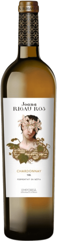 14,95 € Spedizione Gratuita | Vino bianco Oliveda Joana Rigau Ros Fermentado Barrica Crianza D.O. Empordà Catalogna Spagna Chardonnay Bottiglia 75 cl