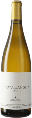 48,95 € Free Shipping | White wine Sota els Àngels Aged D.O. Empordà Catalonia Spain Viognier, Picapoll Bottle 75 cl