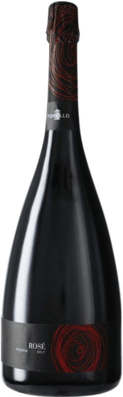 28,95 € 送料無料 | ロゼスパークリングワイン Torelló Rosé Brut 若い D.O. Cava カタロニア スペイン Grenache, Monastrell マグナムボトル 1,5 L