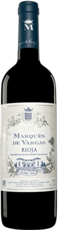 51,95 € Envio grátis | Vinho tinto Marqués de Vargas Reserva D.O.Ca. Rioja La Rioja Espanha Tempranillo, Grenache, Mazuelo, Carignan Garrafa Magnum 1,5 L