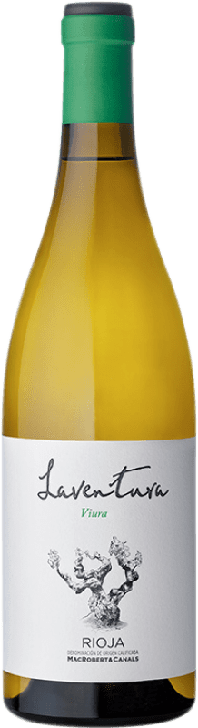 24,95 € Envío gratis | Vino blanco MacRobert & Canals Laventura D.O.Ca. Rioja La Rioja España Viura Botella 75 cl