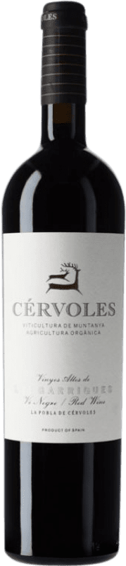 26,95 € Free Shipping | Red wine Cérvoles Crianza D.O. Costers del Segre Catalonia Spain Tempranillo, Merlot, Grenache, Cabernet Sauvignon Bottle 75 cl