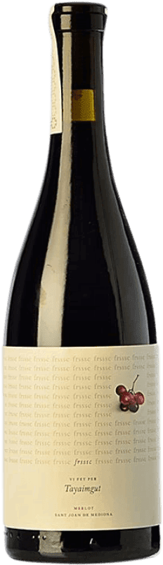 11,95 € Free Shipping | Red wine Tayaimgut Frsssc Crianza Catalonia Spain Merlot Bottle 75 cl