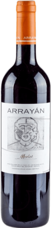 15,95 € Бесплатная доставка | Красное вино Arrayán Negre старения D.O. Méntrida Castilla la Mancha y Madrid Испания Merlot бутылка 75 cl