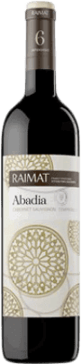 7,95 € Kostenloser Versand | Rotwein Raimat Clos Abadia Alterung D.O. Costers del Segre Katalonien Spanien Tempranillo, Cabernet Sauvignon Medium Flasche 50 cl