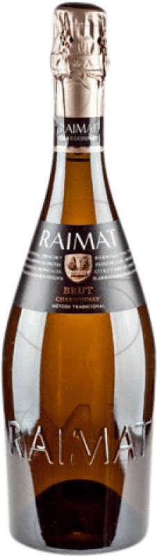10,95 € Kostenloser Versand | Weißer Sekt Raimat Brut — Herb Reserve — Gereift D.O. Costers del Segre Katalonien Spanien Chardonnay Flasche 75 cl