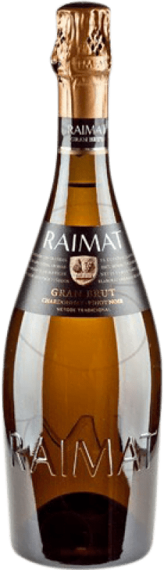 24,95 € Envío gratis | Espumoso blanco Raimat Brut Gran Reserva D.O. Costers del Segre Cataluña España Pinot Negro, Chardonnay Botella 75 cl