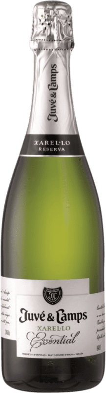 19,95 € Envio grátis | Espumante Branco Juvé y Camps Brut — Bruto Reserva D.O. Cava Catalunha Espanha Xarel·lo Garrafa 75 cl
