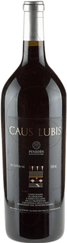 145,95 € Free Shipping | Red wine Can Ràfols Caus Lubis 1997 D.O. Penedès Catalonia Spain Merlot Magnum Bottle 1,5 L