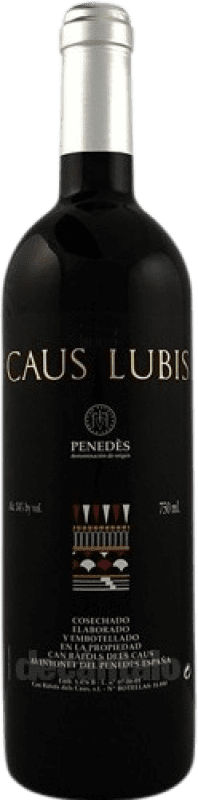 56,95 € Free Shipping | Red wine Can Ràfols Gran Caus Lubis D.O. Penedès Catalonia Spain Merlot Bottle 75 cl