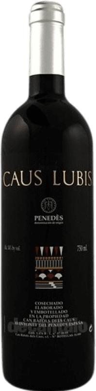 62,95 € Envío gratis | Vino Tinto Can Ràfols Gran Caus Lubis D.O. Penedès Cataluña España Merlot 75 cl