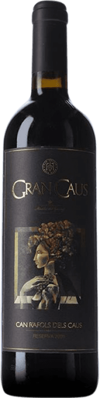 29,95 € Free Shipping | Red Wine Can Ràfols Gran Caus Reserve — Aged D.O. Penedès Catalonia Spain Merlot, Cabernet Sauvignon, Cabernet Franc 75 cl