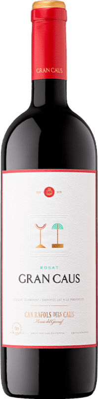 28,95 € Envoi gratuit | Vin rose Can Ràfols Gran Caus Especial Crianza D.O. Penedès Catalogne Espagne Merlot Bouteille 75 cl