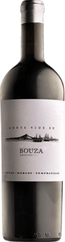 52,95 € Envío gratis | Vino tinto Bouza Monte Vide Eu Uruguay Tempranillo, Merlot, Tannat Botella 75 cl