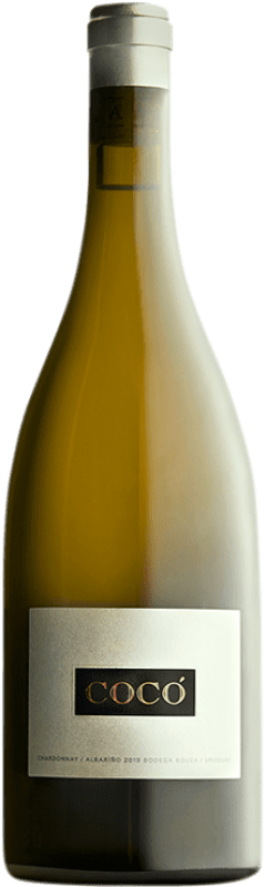 58,95 € Free Shipping | White wine Bouza Cocó Aged Uruguay Chardonnay, Albariño Bottle 75 cl