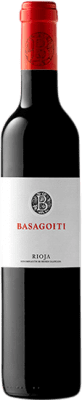 7,95 € 免费送货 | 红葡萄酒 Basagoiti Crianza — 陈酿 D.O.Ca. Rioja 拉里奥哈 西班牙 Tempranillo — 丹魄 中瓶装 50 cl
