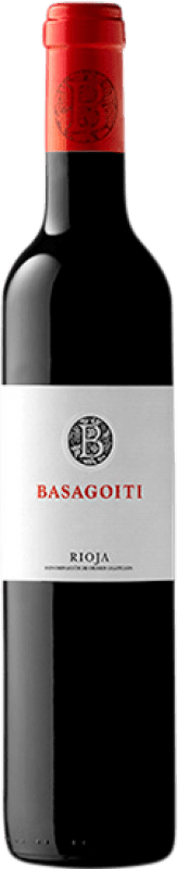 9,95 € 送料無料 | 赤ワイン Basagoiti 高齢者 D.O.Ca. Rioja ラ・リオハ スペイン Tempranillo ボトル Medium 50 cl