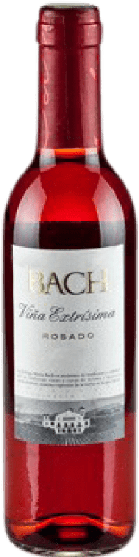 4,95 € Kostenloser Versand | Rosé-Wein Bach Rosat Jung D.O. Catalunya Katalonien Spanien Tempranillo, Merlot, Cabernet Sauvignon Halbe Flasche 37 cl