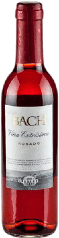 4,95 € Free Shipping | Rosé wine Bach Rosat Young D.O. Catalunya Catalonia Spain Tempranillo, Merlot, Cabernet Sauvignon Half Bottle 37 cl