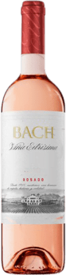6,95 € 免费送货 | 玫瑰酒 Bach Viña Extrísima 年轻的 D.O. Catalunya 加泰罗尼亚 西班牙 Tempranillo, Merlot, Cabernet Sauvignon 瓶子 75 cl