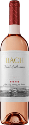 5,95 € 免费送货 | 玫瑰酒 Bach Viña Extrísima 年轻的 D.O. Catalunya 加泰罗尼亚 西班牙 Tempranillo, Merlot, Cabernet Sauvignon 瓶子 75 cl