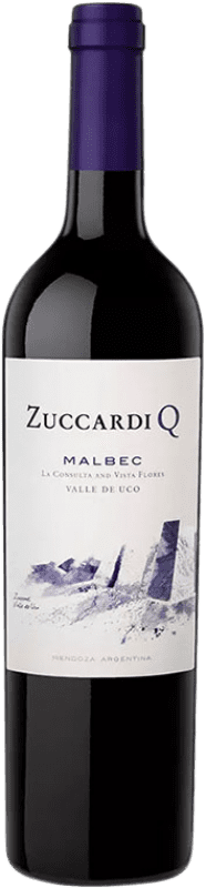 27,95 € Spedizione Gratuita | Vino rosso Zuccardi Q I.G. Mendoza Mendoza Argentina Malbec Bottiglia 75 cl