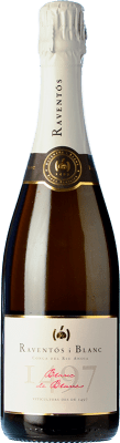 18,95 € Envío gratis | Espumoso blanco Raventós i Blanc Blanc de Blancs Brut Reserva Cataluña España Macabeo, Xarel·lo, Chardonnay, Parellada Botella 75 cl
