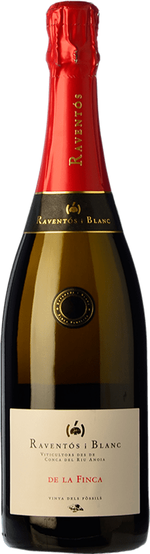 26,95 € Envío gratis | Espumoso blanco Raventós i Blanc La Finca Brut Gran Reserva Cataluña España Pinot Negro, Macabeo, Xarel·lo, Chardonnay, Parellada Botella 75 cl
