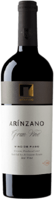 109,95 € 免费送货 | 红酒 Arínzano Gran Vino D.O.P. Vino de Pago de Arínzano 纳瓦拉 西班牙 Tempranillo, Merlot 瓶子 75 cl
