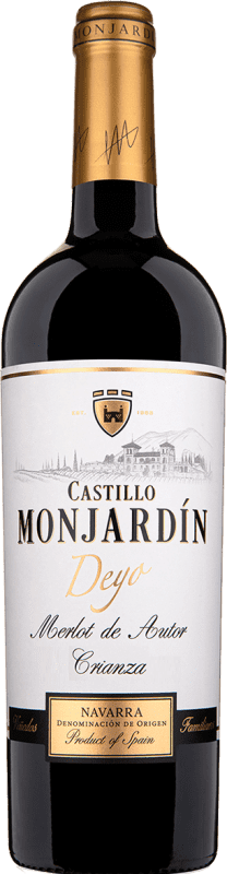14,95 € Envoi gratuit | Vin Rouge Castillo de Monjardín Deyo Vino de Autor — Vin d'Auteur Crianza D.O. Navarra Navarre Espagne Merlot Bouteille 75 cl