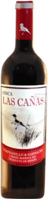 7,95 € Envio grátis | Vinho Tinto Castillo de Monjardín Finca las Cañas Jovem D.O. Navarra Navarra Espanha Tempranillo 75 cl