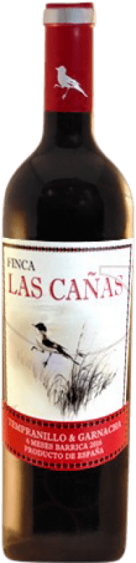 7,95 € Бесплатная доставка | Красное вино Castillo de Monjardín Finca las Cañas Молодой D.O. Navarra Наварра Испания Tempranillo бутылка 75 cl