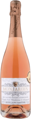 13,95 € Бесплатная доставка | Розовое игристое Castillo de Monjardín Природа Брута Резерв Арагон Испания Grenache, Chardonnay бутылка 75 cl