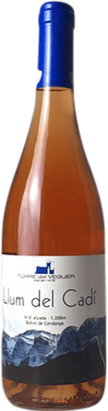 10,95 € Kostenloser Versand | Rosé-Wein Torre del Veguer Llum del Cadí Jung Katalonien Spanien Pinot Schwarz Flasche 75 cl