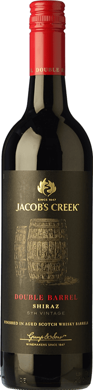 7,95 € Free Shipping | Red Wine Jacob's Creek Double Cask Crianza — Aged Australia Syrah — Shiraz 75 cl