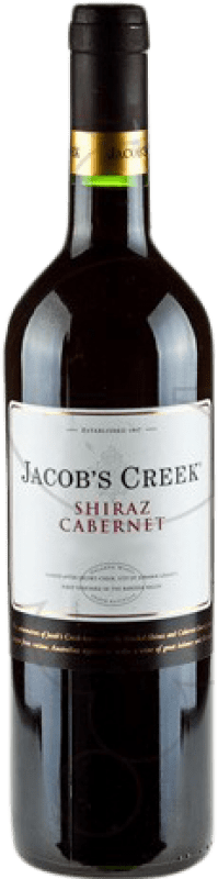 7,95 € 免费送货 | 红酒 Jacob's Creek 澳大利亚 Syrah, Cabernet Sauvignon 瓶子 75 cl